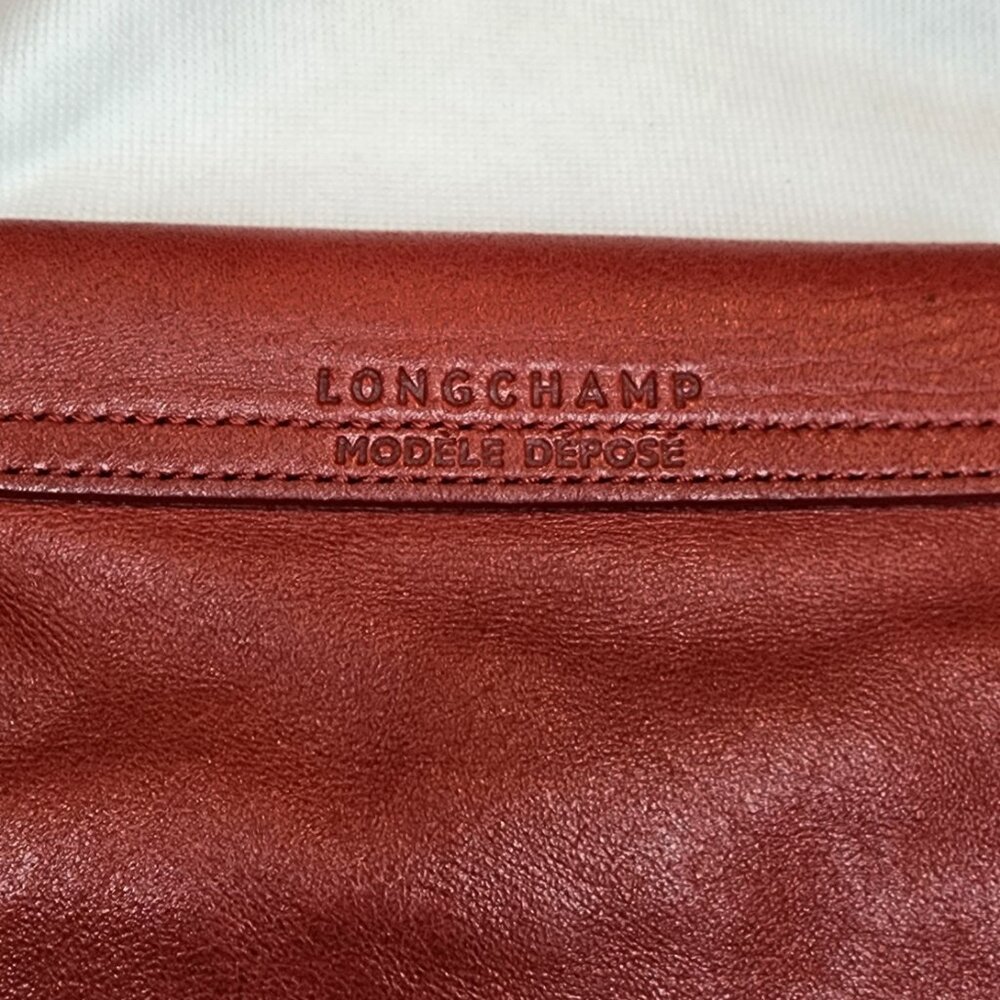 Longchamp | Leather Le Pliage Folding Tote Bag Large - Picture 5 of 9